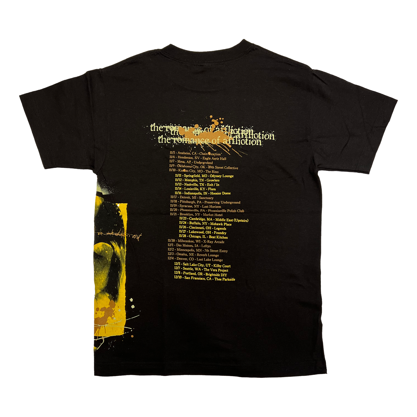 SeeYouSpaceCowboy - Romance of Affliction Black Tour Shirt