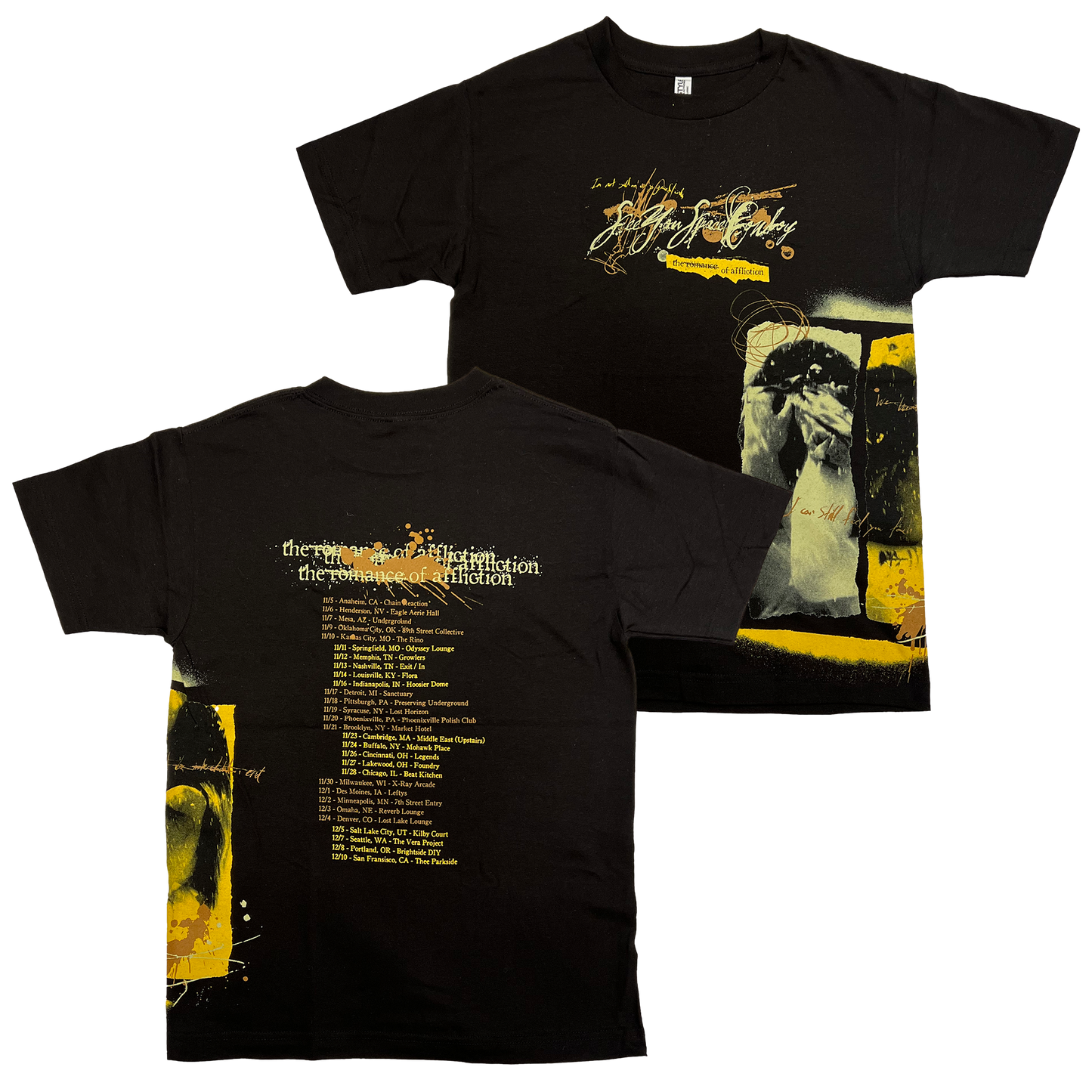 Romance of Affliction Black Tour Shirt